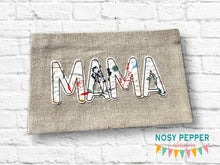 Load image into Gallery viewer, Mama raw edge applique May &#39;24 Patreon Bundle machine embroidery design ( sizes included) DIGITAL DOWNLOAD
