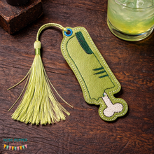 Load image into Gallery viewer, Zombie Finger Bookmark/bag tag/ornament 4x4 machine embroidery design DIGITAL DOWNLOAD