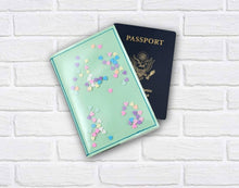 Load image into Gallery viewer, Shaker passport cover machine embroidery design DIGITAL DOWNLOAD