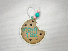 Load image into Gallery viewer, Mom Tax bag tag/ornament/bookmark machine embroidery design DIGITAL DOWNLOAD