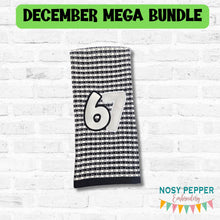 Load image into Gallery viewer, 67 appliqué machine embroidery design (5 sizes included) DIGITAL DOWNLOAD00