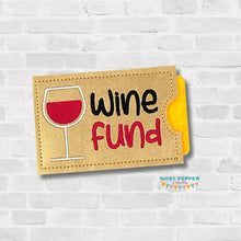 Load image into Gallery viewer, Wine Fund Card Case June '26 Mega Bundle machine embroidery design DIGITAL DOWNLOAD