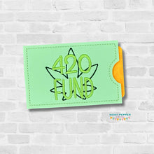 Load image into Gallery viewer, 420 Fund Card Case June '26 Mega Bundle machine embroidery design DIGITAL DOWNLOAD