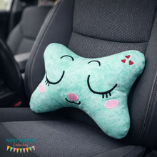 Load image into Gallery viewer, Headrest Pillow stuffie (5 sizes included) —AUG 25 MB—machine embroidery design DIGITAL DOWNLOAD