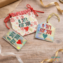 Load image into Gallery viewer, A gift for you 4x4 set machine embroidery design DIGITAL DOWNLOAD