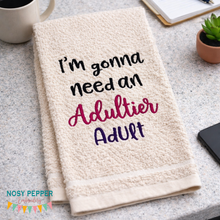 Load image into Gallery viewer, Adultier adult machine embroidery design (5 sizes included) DIGITAL DOWNLOAD