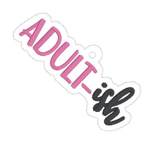 Load image into Gallery viewer, Adultish bagtag/bookmark/ornament machine embroidery design DIGITAL DOWNLOAD