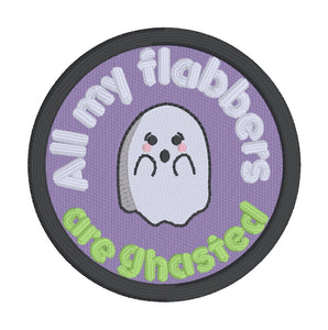 All My Flabbers patch (2 sizes included) July 24 Mystery Bundle machine embroidery design DIGITAL DOWNLOAD