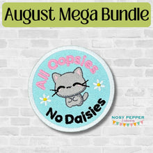 Load image into Gallery viewer, All Oopsies patch (2 sizes included) machine embroidery design DIGITAL DOWNLOAD