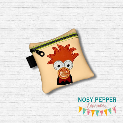 Beaker applique ITH Bag embroidery design (5 sizes available) DIGITAL DOWNLOAD
