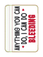 Load image into Gallery viewer, Anything You Can Do ITH Bag (4 sizes available) machine embroidery design DIGITAL DOWNLOAD