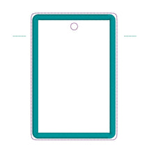 Load image into Gallery viewer, Applique luggage tag set machine embroidery design DIGITAL DOWNLOAD