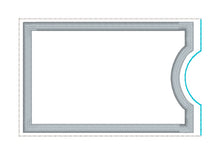 Load image into Gallery viewer, Applique Gift Card holder machine embroidery design DIGITAL DOWNLOAD