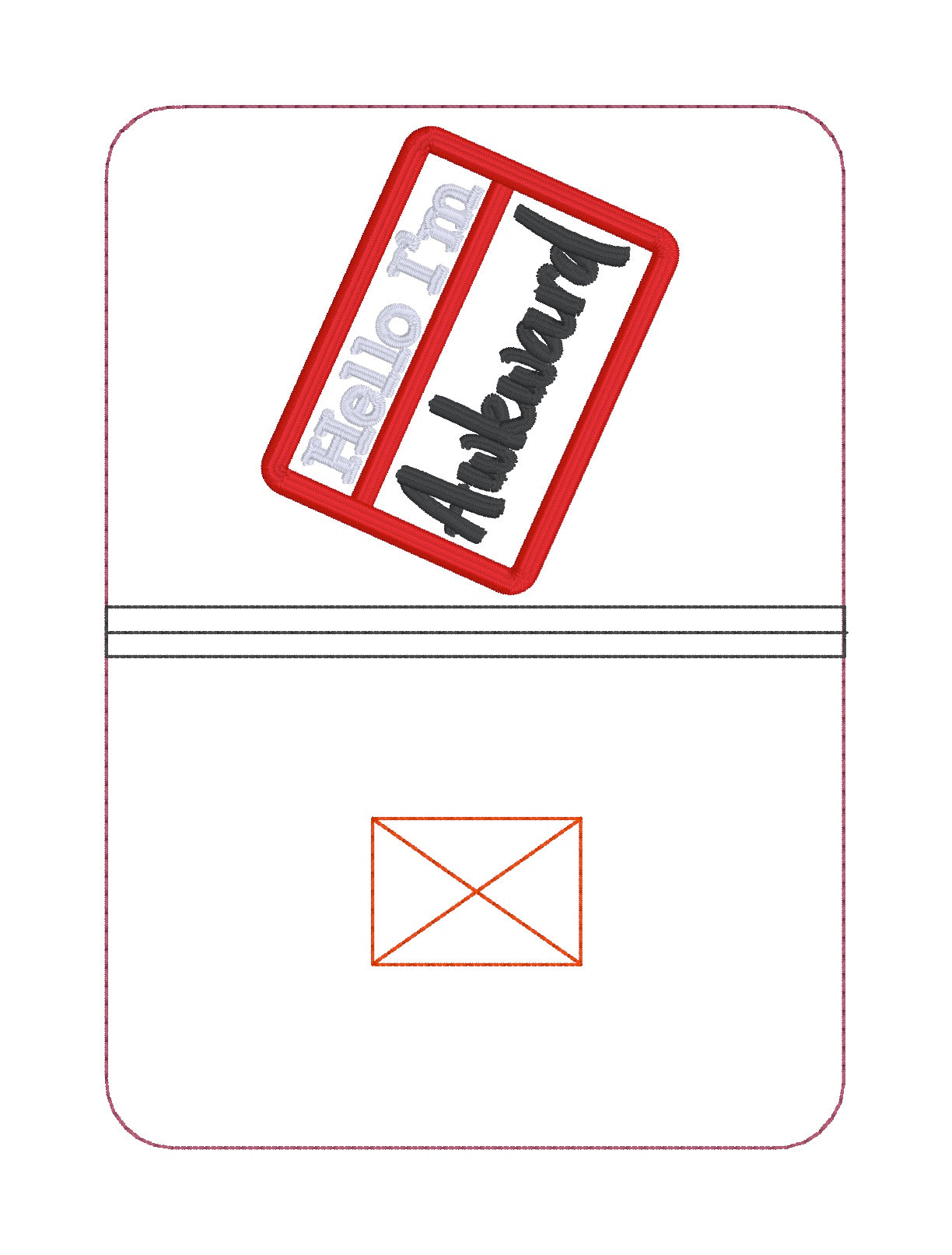 Awkward Notebook Background Awkward notebook cover (2 sizes available) machine embroidery design D ...