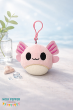 Load image into Gallery viewer, Axolotyl mini stuffie machine embroidery design DIGITAL DOWNLOAD