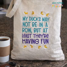 Load image into Gallery viewer, Ducks Having Fun Bugs machine embroidery design (4 sizes included) DIGITAL DOWNLOAD