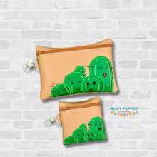 Load image into Gallery viewer, Cactus Family applique ITH Bag embroidery design (5 sizes available) July 24 Mystery Bundle DIGITAL DOWNLOAD