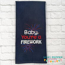 Load image into Gallery viewer, Baby You're A Firework machine embroidery design (5 sizes included) DIGITAL DOWNLOAD