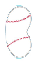 Load image into Gallery viewer, Baseball sleep mask machine embroidery design (2 sizes included)--FEB 26 MB-- DIGITAL DOWNLOAD