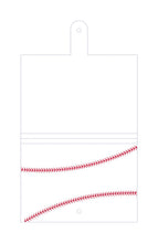 Load image into Gallery viewer, Baseball top load notebook cover --April '26 MB--machine embroidery design DIGITAL DOWNLOAD