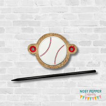 Load image into Gallery viewer, Baseball Bun cover machine embroidery design DIGITAL DOWNLOAD
