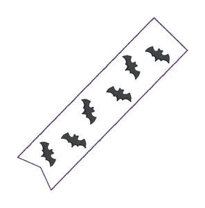 Bat fob set machine embroidery file (3 sizes included) DIGITAL DOWNLOAD