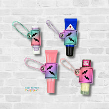 Load image into Gallery viewer, Bat Lip Balm Sleeves (4 sizes included) machine embroidery design DIGITAL DOWNLOAD