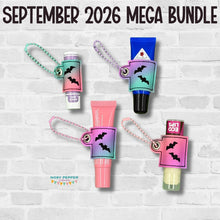 Load image into Gallery viewer, Bat Lip Balm Sleeves (4 sizes included) machine embroidery design DIGITAL DOWNLOAD