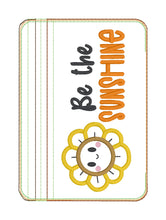 Load image into Gallery viewer, Be The Sunshine ITH Bag (4 sizes available) machine embroidery design DIGITAL DOWNLOAD