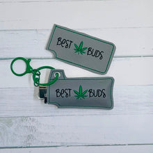 Load image into Gallery viewer, Best Buds Lighter Case (2 styles available) machine embroidery design DIGITAL DOWNLOAD