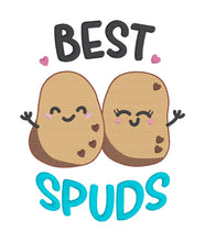 Load image into Gallery viewer, Best Spuds embroidery design (4 sizes included) DIGITAL DOWNLOAD