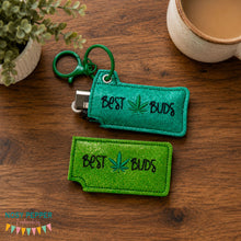 Load image into Gallery viewer, Best Buds Lighter Case (2 styles available) machine embroidery design DIGITAL DOWNLOAD