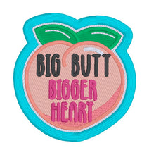 Load image into Gallery viewer, Big Butt patch (2 sizes included) —JAN 26 MB—machine embroidery design DIGITAL DOWNLOAD