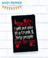 Load image into Gallery viewer, B@tch I Will machine embroidery design (5 sizes included) March 24 Mature Bundle