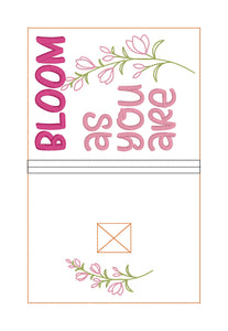 Bloom As You Are Notebook Cover 2 sizes available machine embroidery design 2025 Summer Mini Skill Builder Bundle DIGITAL DOWNLOAD