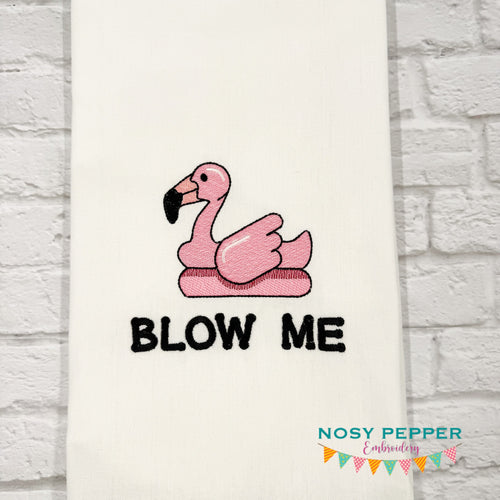 Blow Me Float sketchy machine embroidery design (5 sizes included) DIGITAL DOWNLOAD