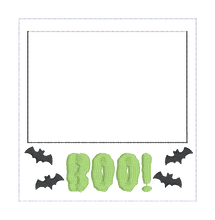 Load image into Gallery viewer, Boo Frame machine embroidery design DIGITAL DOWNLOAD