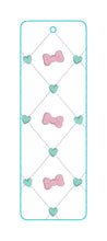 Load image into Gallery viewer, Quilted 5x7 bookmark set (3 designs included) machine embroidery design DIGITAL DOWNLOAD
