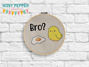 Bro May Mystery Bundle machine embroidery design (5 sizes included) DIGITAL DOWNLOAD