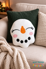 Load image into Gallery viewer, Happy Snowman stuffie (6 sizes included) Fall 25 Skill Builder Bundle machine embroidery design DIGITAL DOWNLOAD
