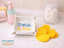 Load image into Gallery viewer, Ducky wipe and tray set (includes 2 sizes of wipes and 2 sizes of trays) machine embroidery design DIGITAL DOWNLOAD