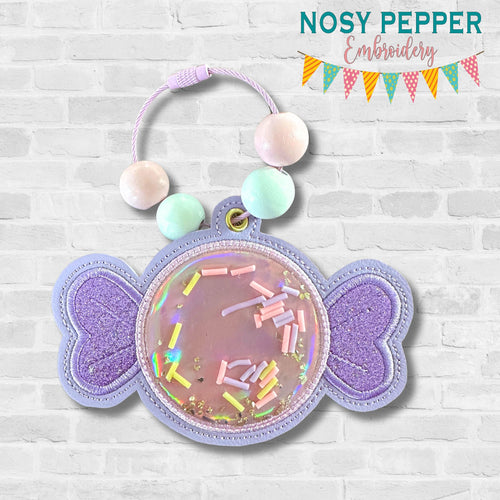 Candy applique shaker bookmark/ornament/bag tag 2024 SKILL BUILDER BUNDLE machine embroidery design DIGITAL DOWNLOAD