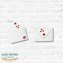 Load image into Gallery viewer, Envelope Card Case machine embroidery design DIGITAL DOWNLOAD