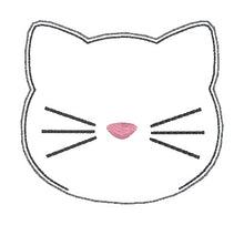 Load image into Gallery viewer, Cat desk pet machine embroidery design DIGITAL DOWNLOAD