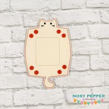 Load image into Gallery viewer, Cat ITH Tray Machine Embroidery Design --Jan '26 MB--| In The Hoop Catchall Tray | 4 Sizes Included | Digital Download