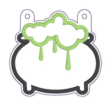 Load image into Gallery viewer, Halloween Applique Bunting (3 designs included) machine embroidery design DIGITAL DOWNLOAD