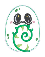 Load image into Gallery viewer, Chameleon mini stuffie machine embroidery design DIGITAL DOWNLOAD