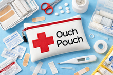 Load image into Gallery viewer, Ouch Pouch ITH Bag Embroidery Design – Applique Zipper Bag – 5 Sizes Available – Digital Download