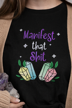 Load image into Gallery viewer, Manifest That Sh*t Embroidery Design – Crystal Quote – 4 Sizes Included – Digital Download