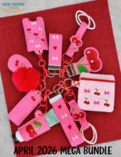 Load image into Gallery viewer, Cherry Grab &amp; Go Collection – Machine Embroidery Designs (10 Designs Included) Digital Download